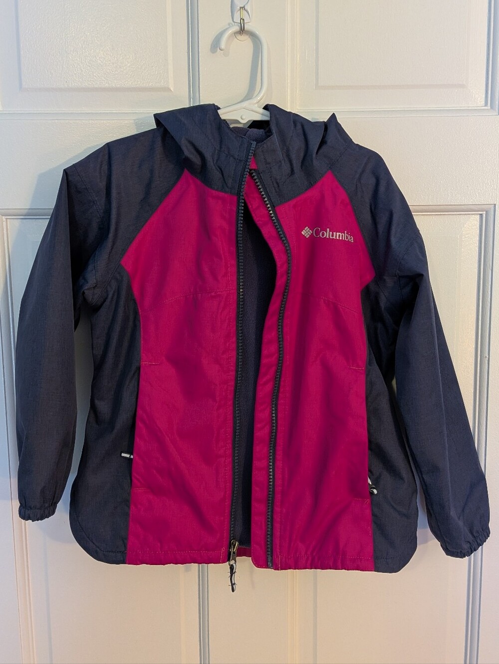 Columbia little girl's fleece lined waterproof jacket